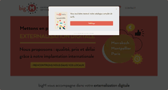 Desktop Screenshot of agence-bigm.com